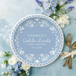 Cielito Lindo Fiesta Baby shower Papieren Bordje