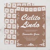 Cielito Lindo Genderneutraal Baby shower Kaart (Voorkant / Achterkant)