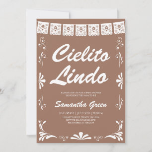 Cielito Lindo Genderneutraal Baby shower Kaart