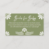 Cielito lindo groen Mexicaanse fiesta boek aanvraa Informatiekaartje (Voorkant)