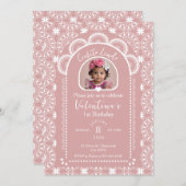 Cielito Lindo Invitation 1st Birthday With Photo Kaart (Voorkant / Achterkant)