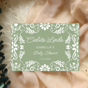 Cielito Lindo Mexicaans Baby shower bedankkaart Kaart