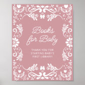 Cielito Lindo Mexicaans Baby shower Boeken voor Ba Poster (Voorkant)