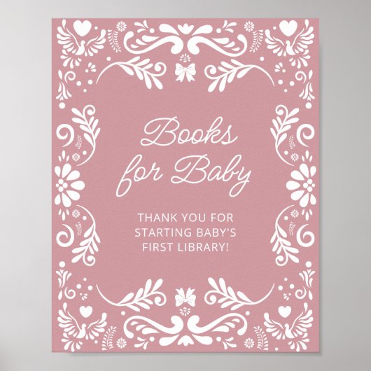 Cielito Lindo Mexicaans Baby shower Boeken voor Ba Poster (Voorkant)