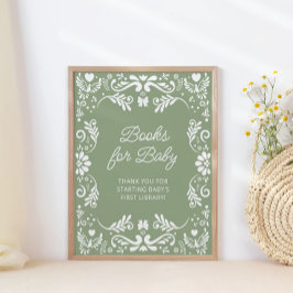 Cielito Lindo Mexicaans Baby shower Boeken voor Ba Poster