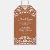 Cielito Lindo Mexicaans Baby shower Dank u Cadeaulabel (Voorkant)