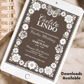 Cielito Lindo Mexicaans Baby shower Kaart