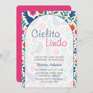 Cielito Lindo Mexicaans Baby shower Kaart