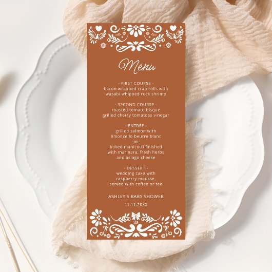 Cielito Lindo Mexicaans Baby shower Menu