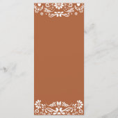 Cielito Lindo Mexicaans Baby shower Menu (Achterkant)