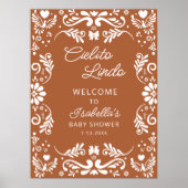 Cielito Lindo Mexicaans Baby shower Welkom Poster (Voorkant)