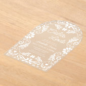 Cielito Lindo Mexicaans Genderneutraal Baby shower Acryl Uitnodigingen (Laagn)