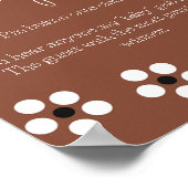 Cielito Lindo Mexicaans Zeg geen Baby shower Spel Poster (Hoek)