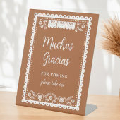 Cielito Lindo Mexicaanse Baby Shower Dank Je Reclamebord Met Voetstuk