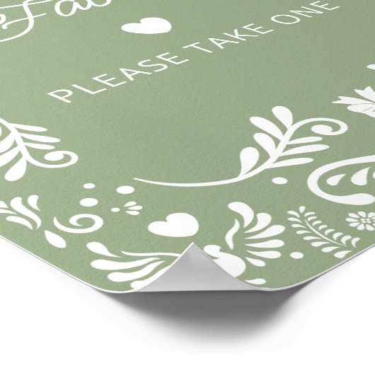 Cielito Lindo Mexicaanse Baby shower Favors Poster (Hoek)