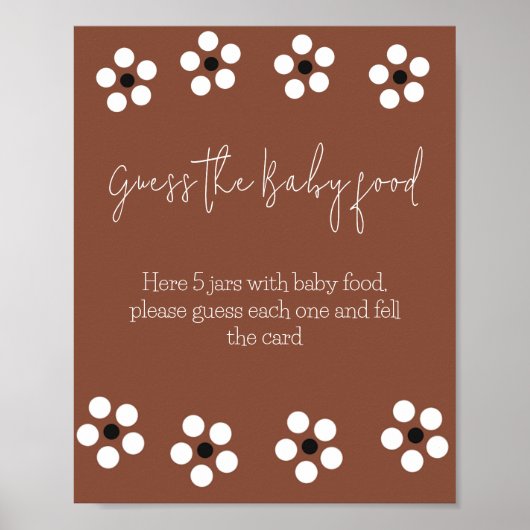 Cielito Lindo Mexicaanse Baby shower Guess spel Poster (Voorkant)