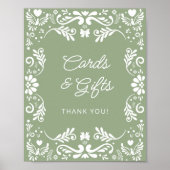 Cielito Lindo Mexicaanse Baby shower Kaarten en ge Poster (Voorkant)