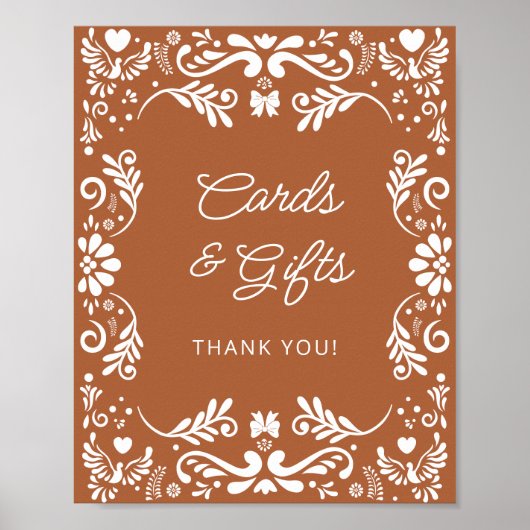 Cielito Lindo Mexicaanse Baby shower Kaarten en ge Poster (Voorkant)