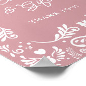 Cielito Lindo Mexicaanse Baby shower Kaarten en ge Poster (Hoek)