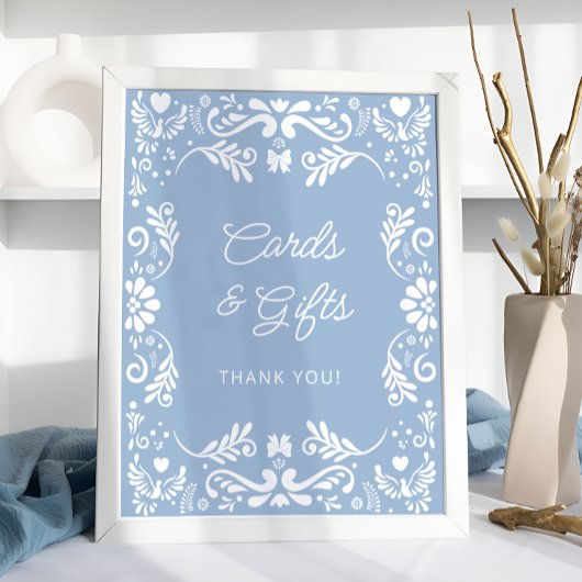 Cielito Lindo Mexicaanse Baby shower Kaarten en ge Poster