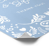 Cielito Lindo Mexicaanse Baby shower Kaarten en ge Poster (Hoek)