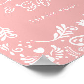 Cielito Lindo Mexicaanse Baby shower Kaarten en ge Poster (Hoek)