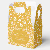 Cielito Lindo Mexicaanse Papel Picado Talavera Bedankdoosjes (Geopend)