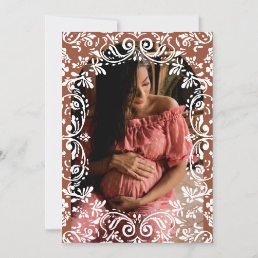 Cielito Lindo Mexicaanse Papel Picado Talavera Kaart (Achterkant)