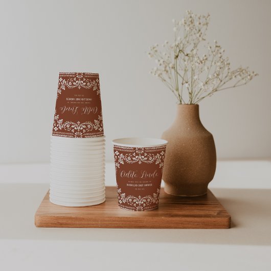 Cielito Lindo Mexicaanse Papel Picado Talavera Papieren Bekers