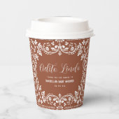 Cielito Lindo Mexicaanse Papel Picado Talavera Papieren Bekers (Achterkant)