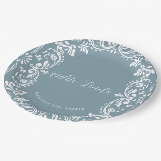 Cielito Lindo Mexicaanse Papel Picado Talavera Papieren Bordje (Gekanteld)