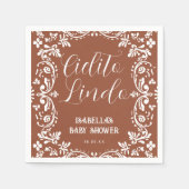 Cielito Lindo Mexicaanse Papel Picado Talavera Servet (Voorkant)