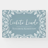 Cielito Lindo Mexicaanse Papel Picado Talavera Spandoek (Horizontaal)