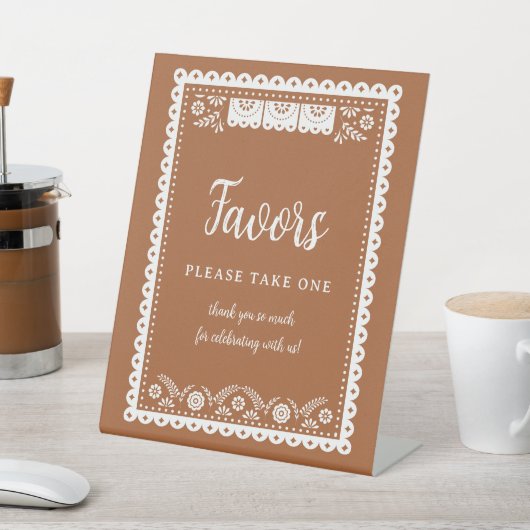 Cielito Lindo Mexicaanse Theme Favors Reclamebord Met Voetstuk (Insitu)