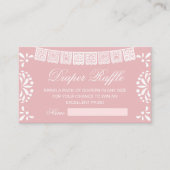 Cielito Lindo Mexican Baby Shower Diaper Raffle Informatiekaartje (Voorkant)