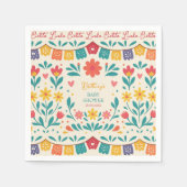Cielito Lindo Mexican Baby Shower Fiesta Servet (Voorkant)