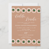 Cielito Lindo Mexican Barro Boho Baby shower Kaart (Voorkant)