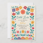 Cielito Lindo Mexican Colorful Baby Shower  Kaart (Voorkant)