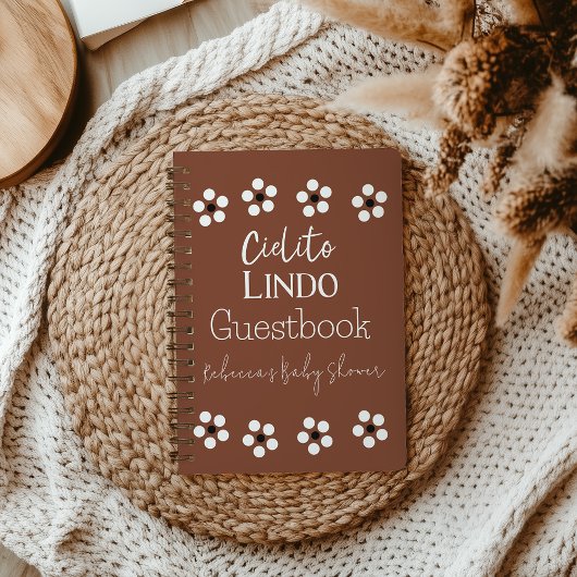 Cielito Lindo Mexican Fiesta Baby shower Guestbook Notitieboek