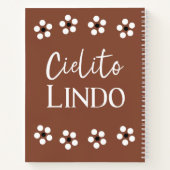 Cielito Lindo Mexican Fiesta Baby shower Guestbook Notitieboek (Achterkant)