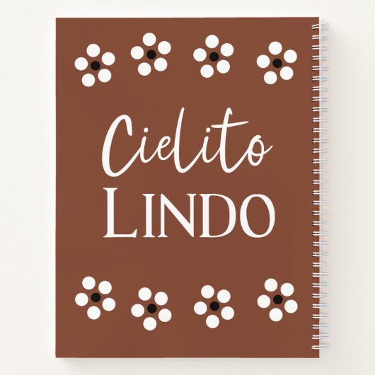 Cielito Lindo Mexican Fiesta Baby shower Guestbook Notitieboek (Achterkant)