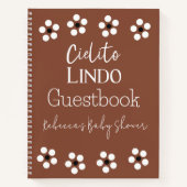 Cielito Lindo Mexican Fiesta Baby shower Guestbook Notitieboek (Voorkant)