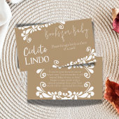 Cielito Lindo Mexican Fiesta Boeken voor Baby show Informatiekaartje