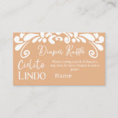 Cielito Lindo Mexican Fiesta Neutraal Baby shower Informatiekaartje (Voorkant)