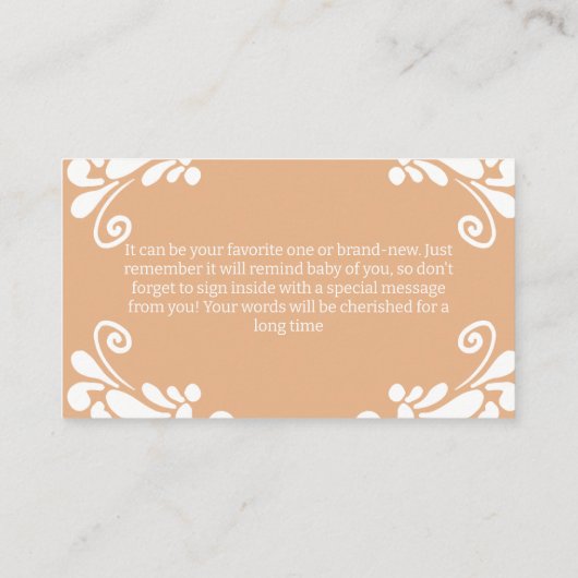 Cielito Lindo Mexican Fiesta Neutraal Baby shower Informatiekaartje (Achterkant)