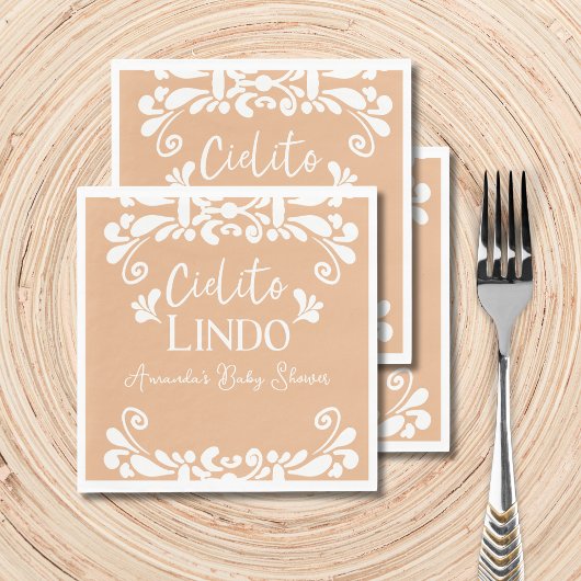 Cielito Lindo Mexican Fiesta Neutraal Baby shower Servet