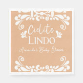 Cielito Lindo Mexican Fiesta Neutraal Baby shower Servet (Voorkant)