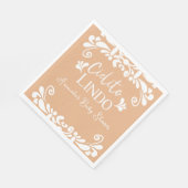 Cielito Lindo Mexican Fiesta Neutraal Baby shower Servet (Hoek)