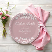 Cielito Lindo Mexican Girl Baby shower Papieren Bordje