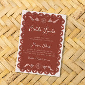 Cielito Lindo Mexican Papel Picado Baby shower Kaart